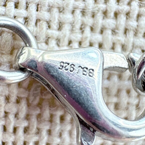 VTG Sterling Silver 925 Multicolor Gemstones Hoshen Pendant Necklace 18" Length - Picture 8 of 12